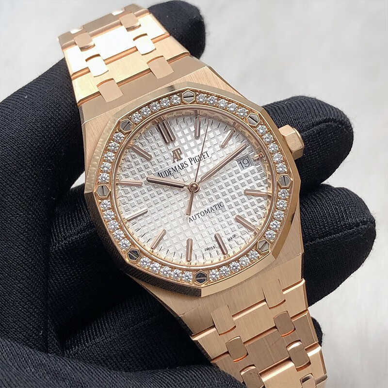 Oaeipo Watch Luxury -ontwerper NE WEPIE WOME NSWATC HROYA LOAKS ERI ES34MM DIAM ETER18KR OSE GOUD ORIG INDALDIAM Ondauto MaticMach Inerywome NSWATC HSECO RYWATC H7735 1