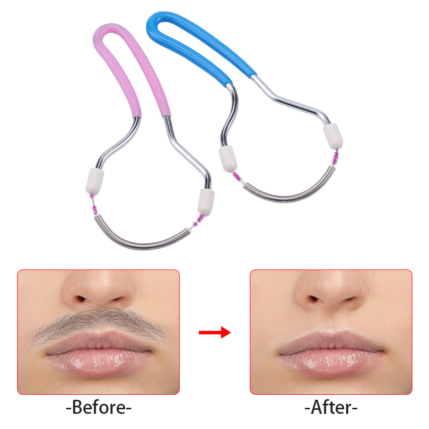 Home Beauty Hair Remover Portable Facial Cleaning Tool Lip Hair Removal Device Fat Roller Massager Facial Kit for Womens