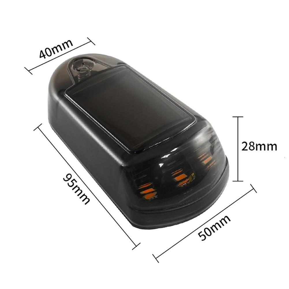 New Light Warning Waterproof Punch-Free Solar Powered Cab LED Truck Roof Lights Accessories