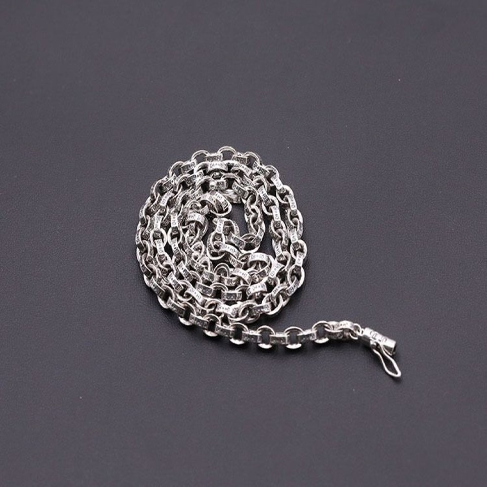 4mm 5mm Solid 925 Sterling Zilveren Ketting Ketting Mannen Vrouwen Sieraden cadeau A50041342R