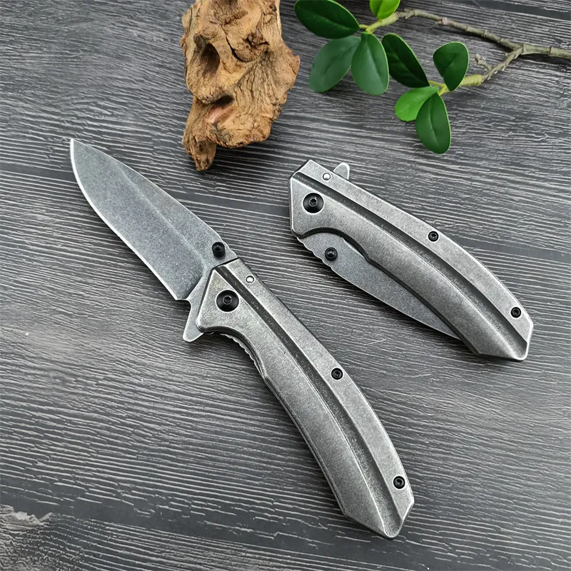 Hot Sale KS 1306BW Filter Stonewashed Flipper Folding Knife 420 steel Pocket Knives Outdoor Tactical Multitools Hunting Survival Camping Tool 9000 1660 3655 7550