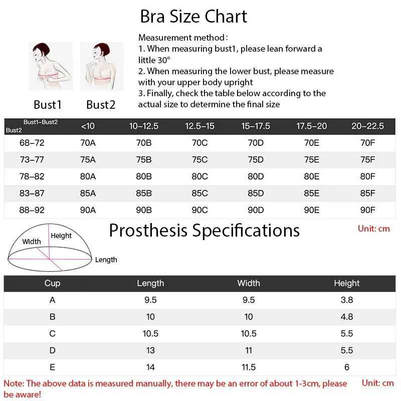 Breast Pad Cross-dressing breast implants two-in-one lifelike silicone breast pads underwear inserts fake breasts fake mothers fake breasts 240330