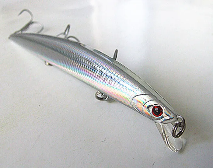 145cm 20g Sea Fishing lure Game Tackle China Hook Minnow Bait Slender shape Lure Plastic Hard Bait Casting Spinner Bait Floating 5116762