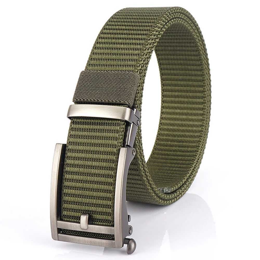 TUSHI Heren Outdoor Jacht Tactische Riem Multifunctionele Gesp Nylon Riem Hoge Kwaliteit Marine Canvas Riem Metalen Gesp Q240401