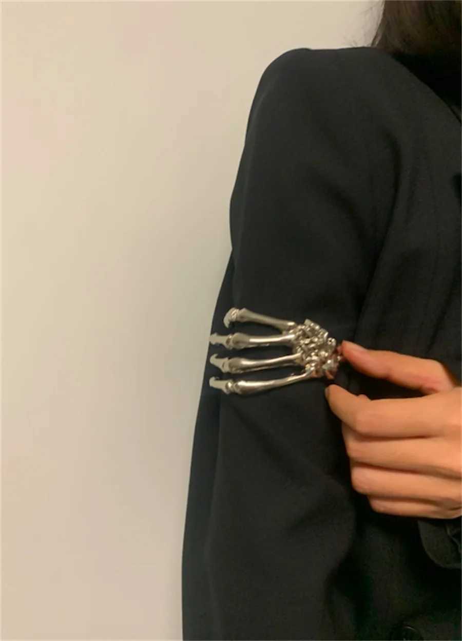 Chain 21ss Raf Simons Show Death Skull Ghost Paw Bracelet Adjustable Hip Hop Autumn And Winter Jewelry Accessories Q240401