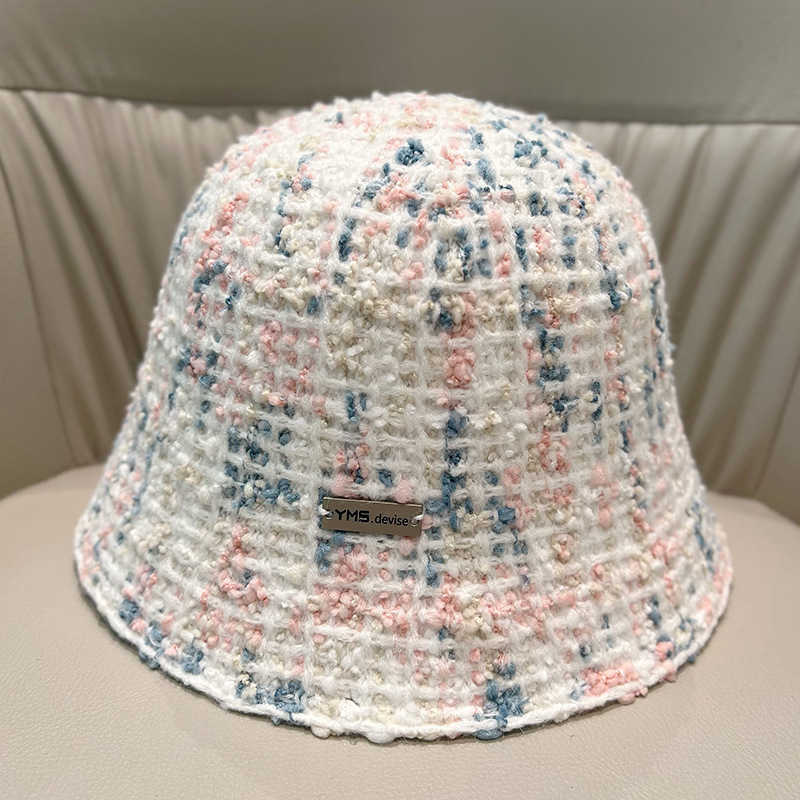 Xiao Xiang Feng Shui Bucket Hat Womens Basin Hat Light Shade Hat Artistic Face Small Straight Tube Hat Autumn And Winter Leisure Hat Fishermans Hat