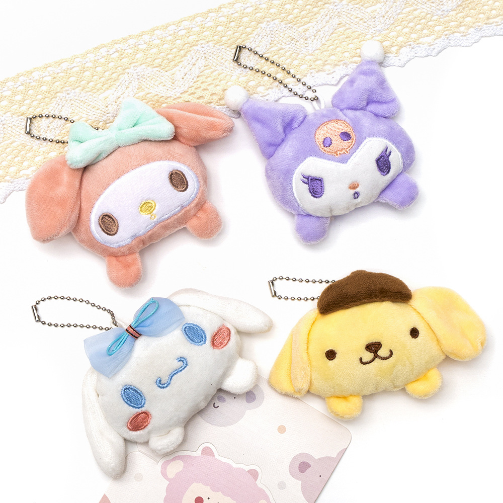 Cartoon hanger pluche laurier hond Kuromi Melody pudding hond tas pop hanger