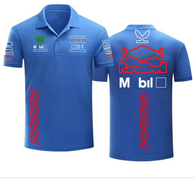 2024 Nuove polo da corsa F1 T-shirt a maniche corte squadra da uomo e da donna personalizzata