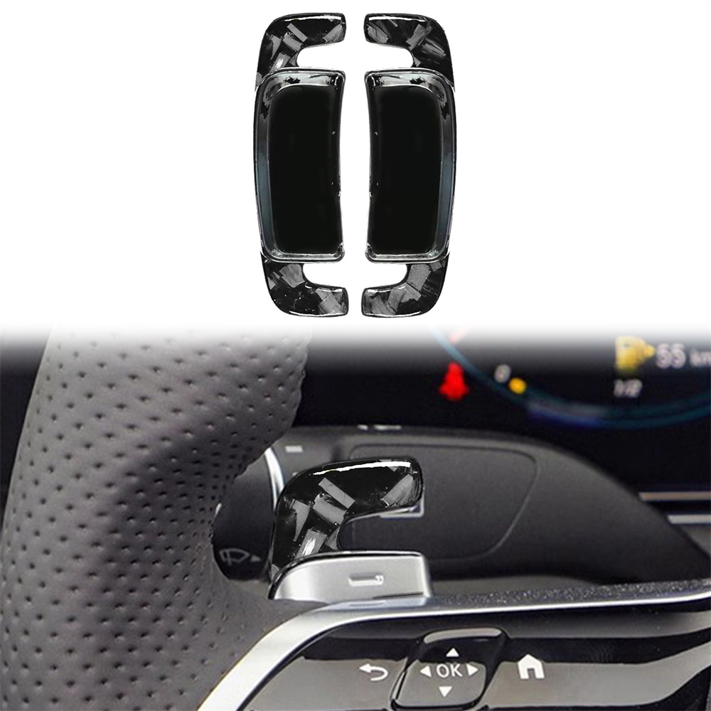 Carbon + ABS Geschmiedet/Rot/Schwarz Lenkrad Center Control Modifizierte Schaltwippe Für Mercedes Benz AMG E /EQS/SL /GT 21-23