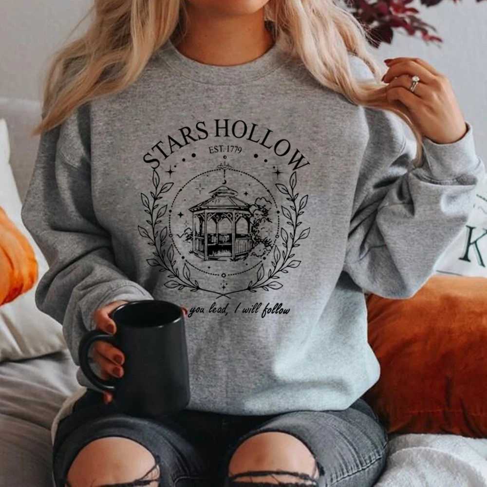 Sweats à capuche pour femmes Sweatshirts Vintage Stars Hallow Sweatshirt Lukes Diner Sweater Femmes Sweat-shirts à manches longues Gilmore Girl Merch Pull Femmes Vêtements 240401