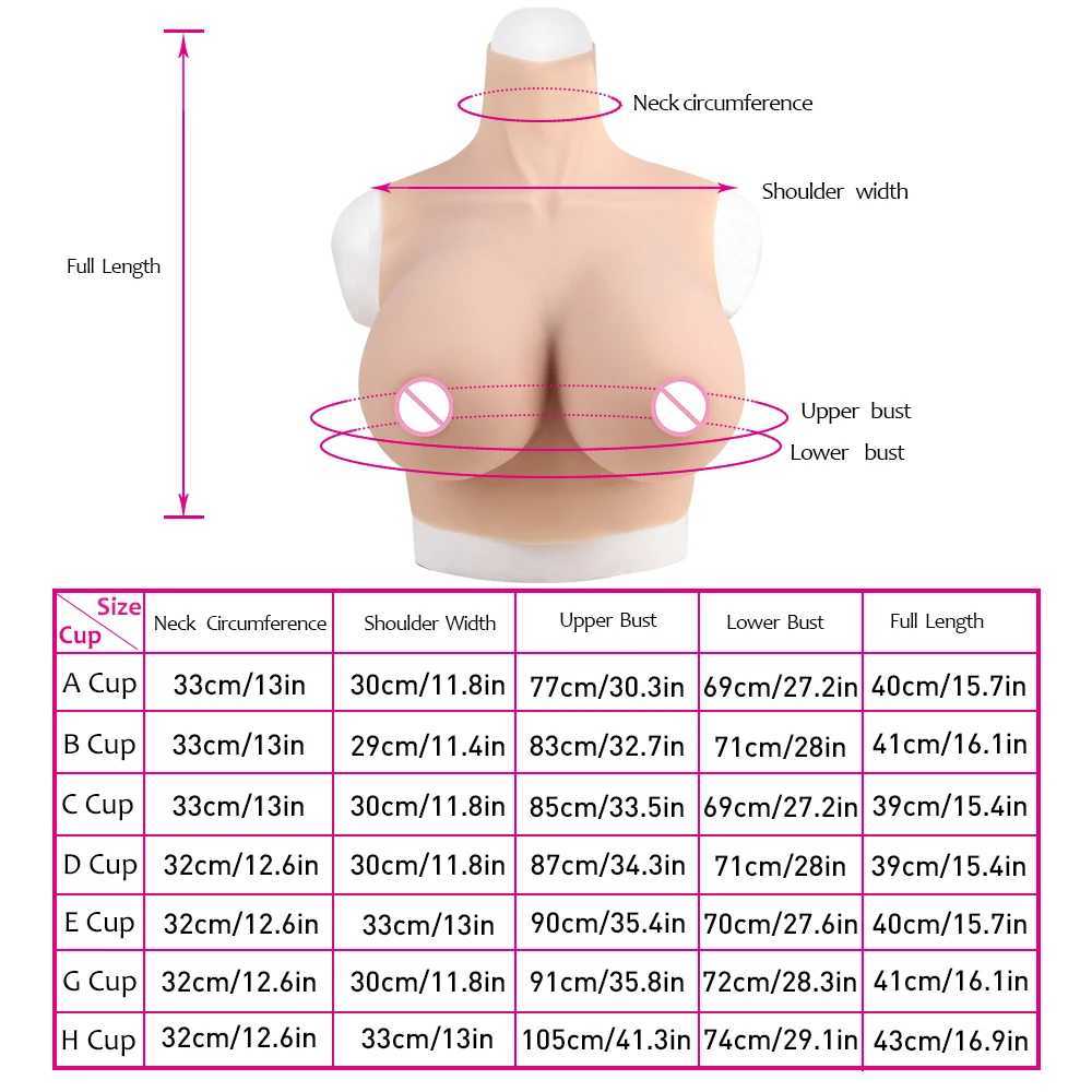 Breast Pad Crossdresser Breast Forms A B C D E G HCup Fake Boobs Super Thin Material Silicone Tits Shemale Transgender Cosplay Female Chest 240330