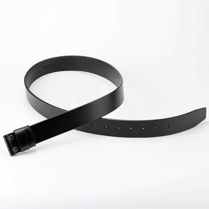 Riemen MYMC heren echte koeienhuid gesp gratis DIY riem accessoire hoogwaardige wilde riem Q240401