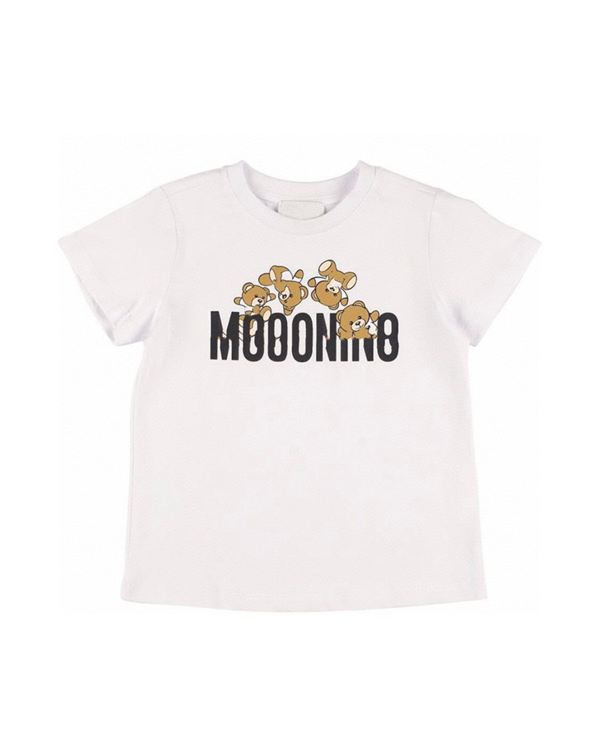 Moda Ragazzi Ragazze orso lettera stampata T-shirt INS bambini cartone animato manica corta tees 2024 Estate bambini cotone casual top abiti firmati S1281