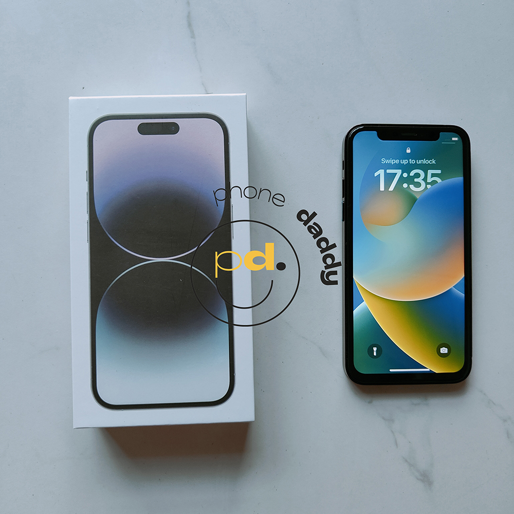 DIY iPhone Original Unlocked iPhone X Covert till iPhone 14 Pro -mobiltelefon med 14 Pro Camera -utseende 3G RAM 64 GB 256 GB ROM Mobiltelefon