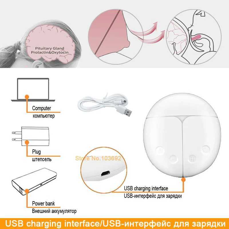 PAD PAD ZIMEITU مزدوجة مضخات الثدي الكهربائية للرقابة الشفطات USB مضخة الثدي الكهربائية مع زجاجة حليب الطفل وسادة الحرارة الباردة nippl 240330