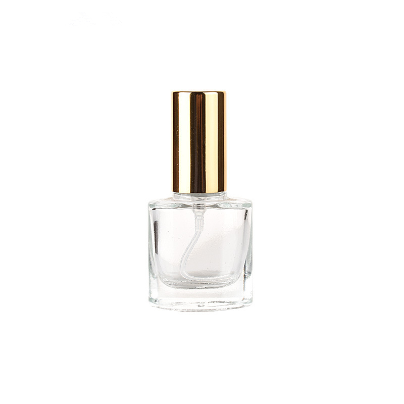 Botella de perfume portátil, botella vacía de vidrio con pulverizador para maquillaje y cuidado de la piel, botellas de viaje recargables