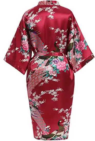 Sexy Pyjamas Rayon Robe Frauen Nachtwäsche Blume Home Kleidung intime Dessous lässig Kimono Bath Gown Lady Sexy Nachtkleid Übergröße 3xl 240410