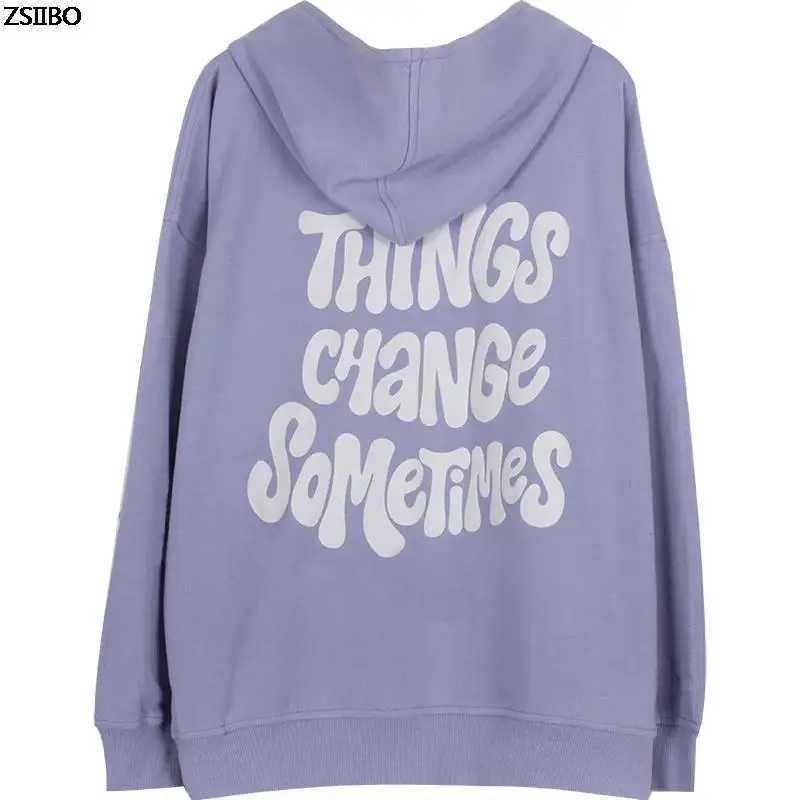 Mulheres Hoodies Moletons Mulheres Casacos Vintage Inverno Y2K Roupas High Street Moletom Tumblr Roxo Algodão Esportes Mulheres Jaqueta Oversized Hoodie Crânio 240401