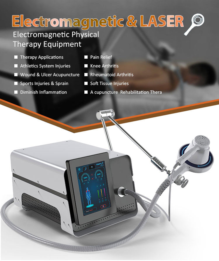 Non Invasive Safe Magnetotherapy Physiotherapy EMTT Muscle Recovery Pain Relief Treatment Physio Laser Machine