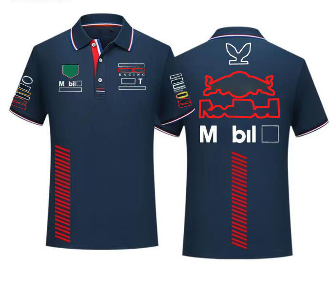 2024 Nuove polo da corsa F1 T-shirt a maniche corte squadra da uomo e da donna personalizzata