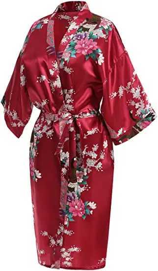 Sexy Pyjamas Rayon Robe Frauen Nachtwäsche Blume Home Kleidung intime Dessous lässig Kimono Bath Gown Lady Sexy Nachtkleid Übergröße 3xl 240410