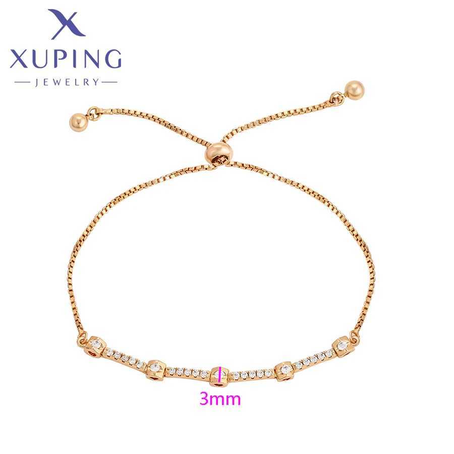Chain Xuping Jewelry Charmsl Fashion Adjustable Necklace Womens Bracelet with Gold Stone Party Jewelry Gift X000449395 Q240401