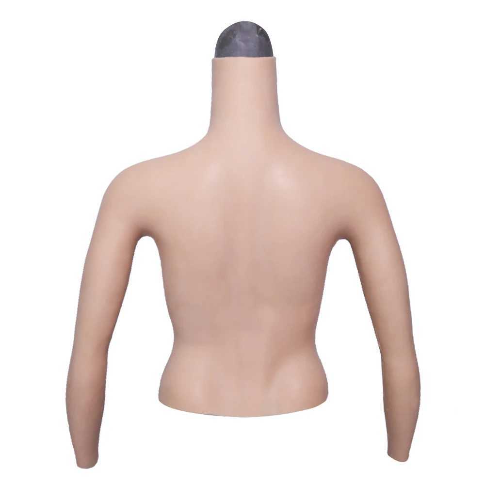 Coussinet de poitrine U-CHARMMORE 4ème génération en silicone pour travesti, demi-corps avec bras, bonnet D, faux seins artificiels, transexuelle 240330