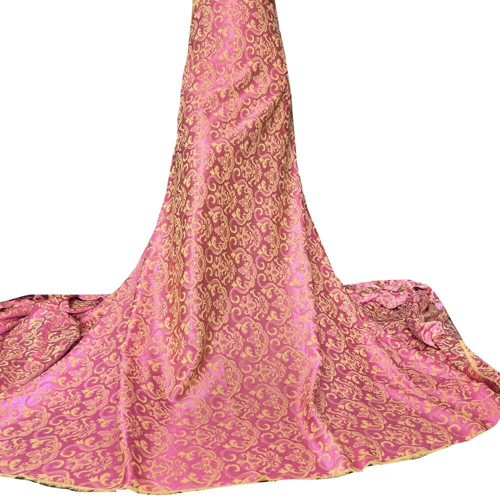 1 шт. жаккардовая ткань, дамасское кружевное платье Cheongsam, парча, текстильная вышивка для шитья рождественских вечеринок и свадебных платьев