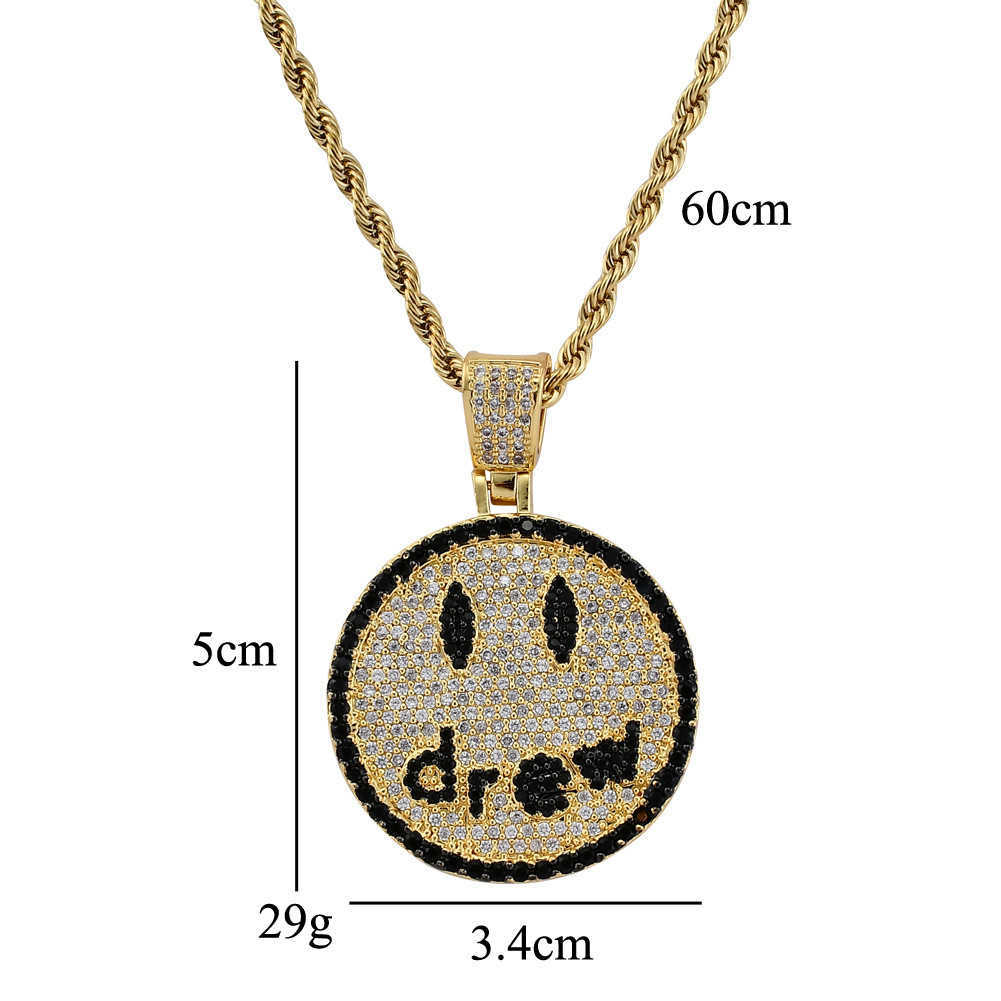 Accessoires tendance chanteur hip-hop Justin Bieber pendentif assorti