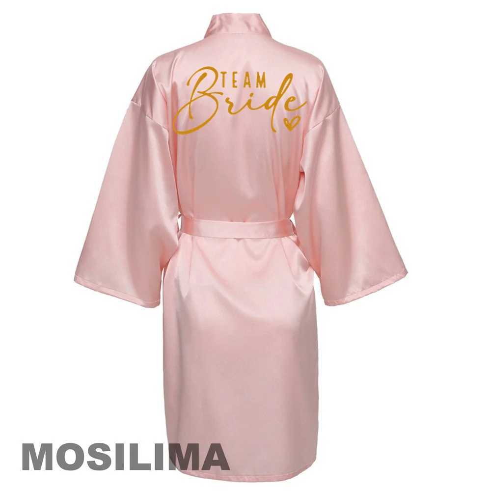 0UA8 Сексуальная пижама невеста подружка невесты Свадебная халата для банавочного платья в кимоно. Случайные атласные короткие женщины Сексуальная ночная одежда SP226 2404101