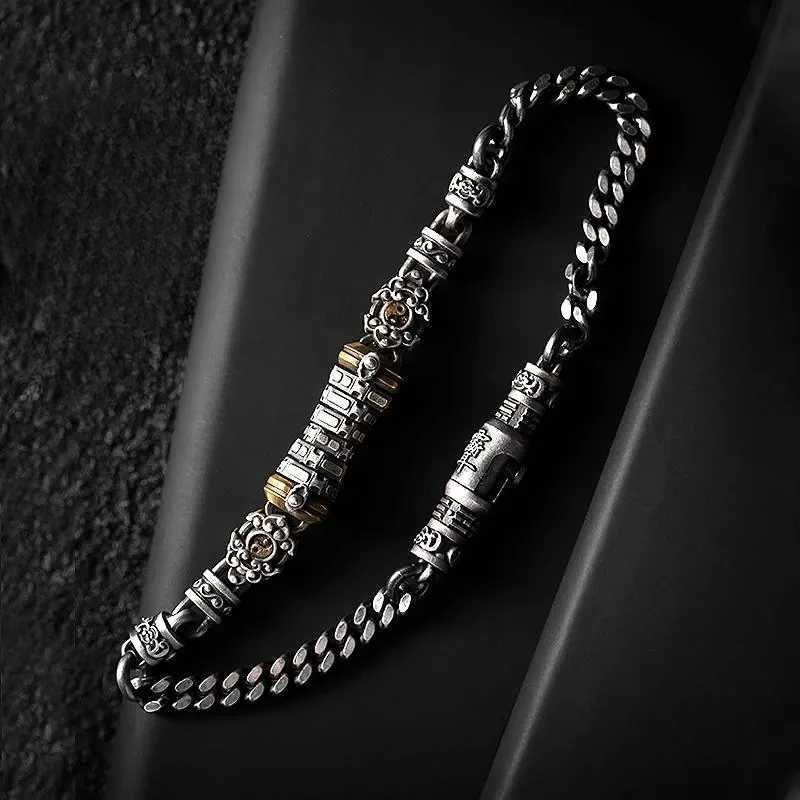 Chaîne Taoist Heavenly Machine Bracelet Livre du changement Gossip Bijoux Mode Artisanat Mature Mens Charm Bracelet Cadeau Q240401