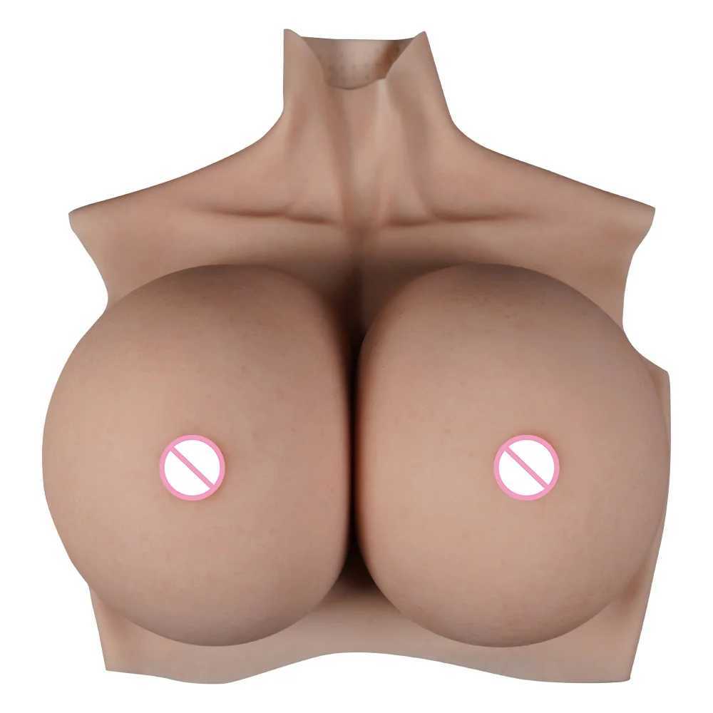 Bröstdyna tgirl z cup Big Silicone Breast Forms Breast Plates Fake Boobs Artificial Chest Fake Boobs Tit Cosplay Costumes For Transgender 240330