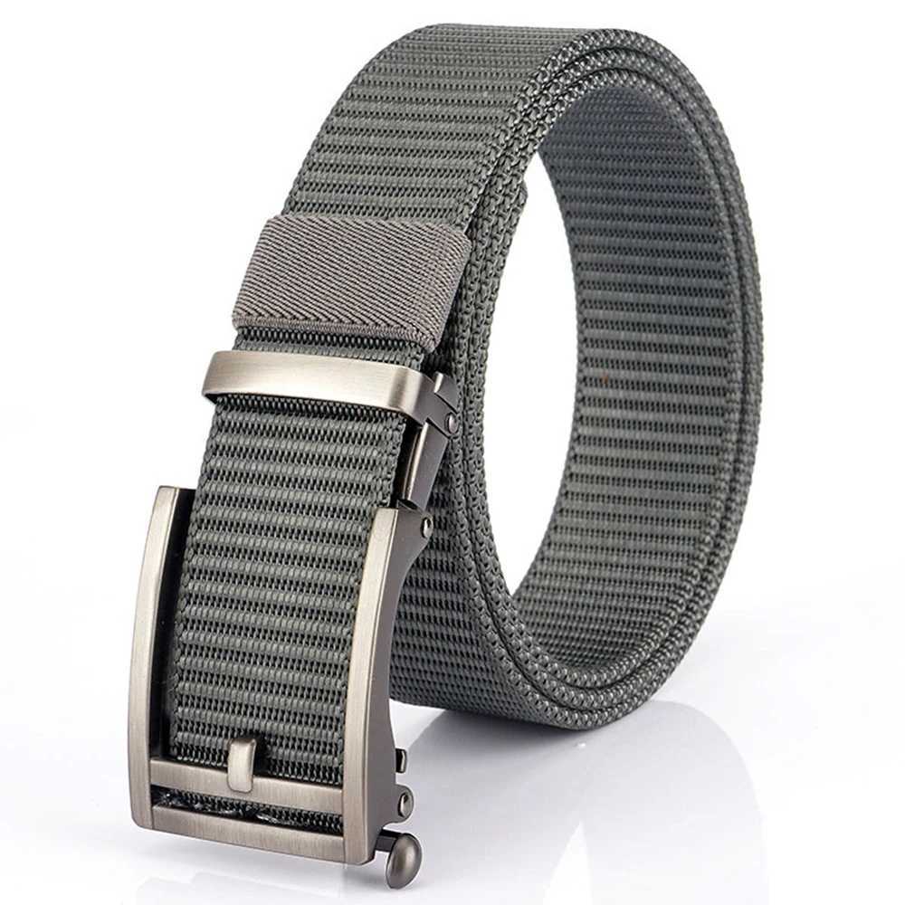 TUSHI Heren Outdoor Jacht Tactische Riem Multifunctionele Gesp Nylon Riem Hoge Kwaliteit Marine Canvas Riem Metalen Gesp Q240401