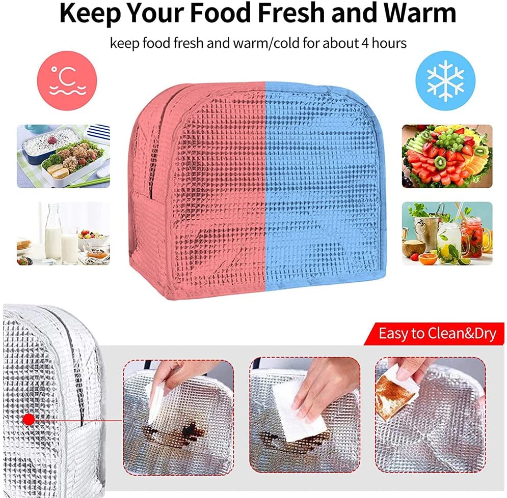 Thermal -Lunchbag Damen tragbare isolierte Lunchbox -Box Neue Picknick -Grill -Wasserdichte Kühler Abendessen Bento -Tasche für Frauen