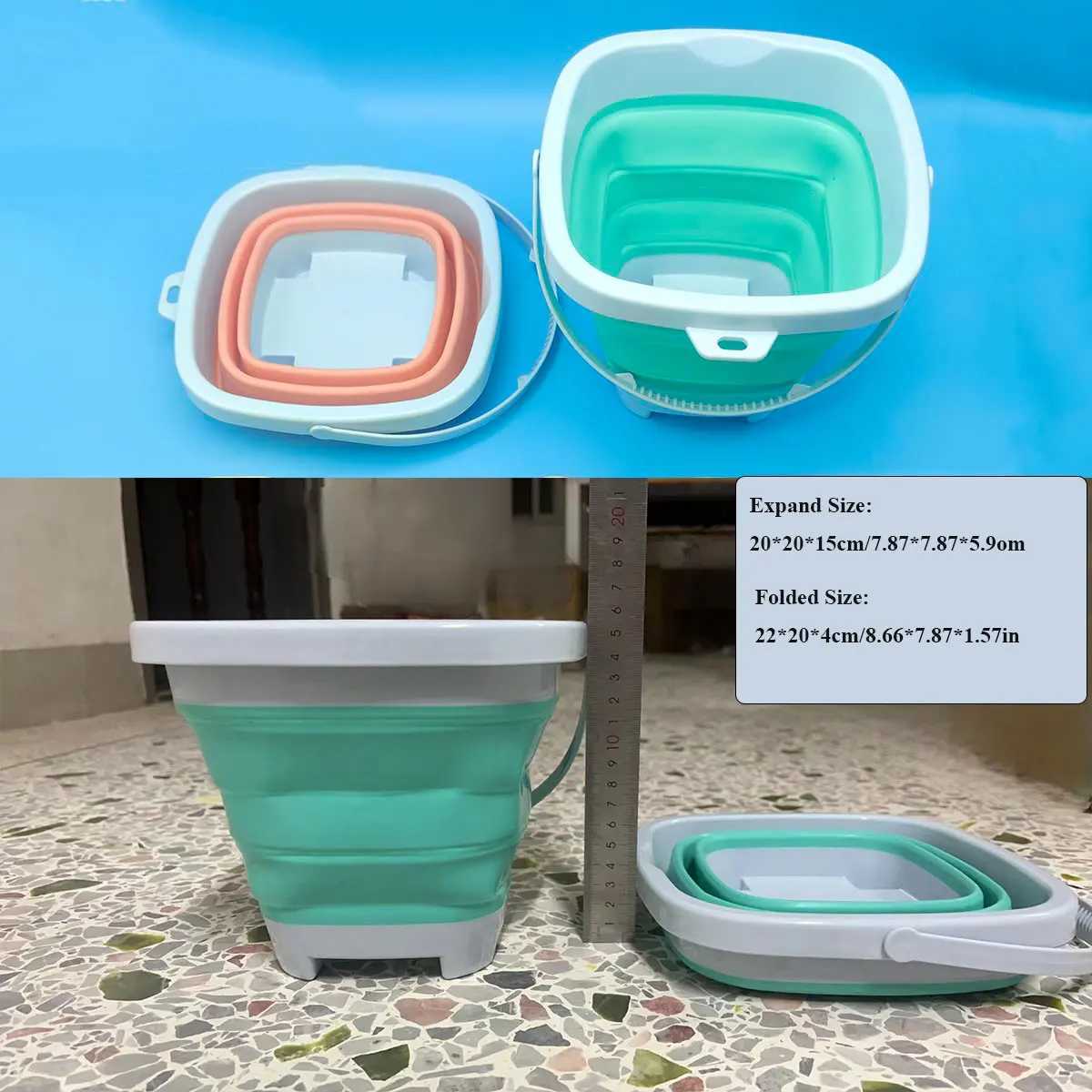 Sand Play Water Fun Beach Sand Play Water Set Folding Bucket Summer Toys for Children Kids Outdoor Game Accessories Color Random 240402