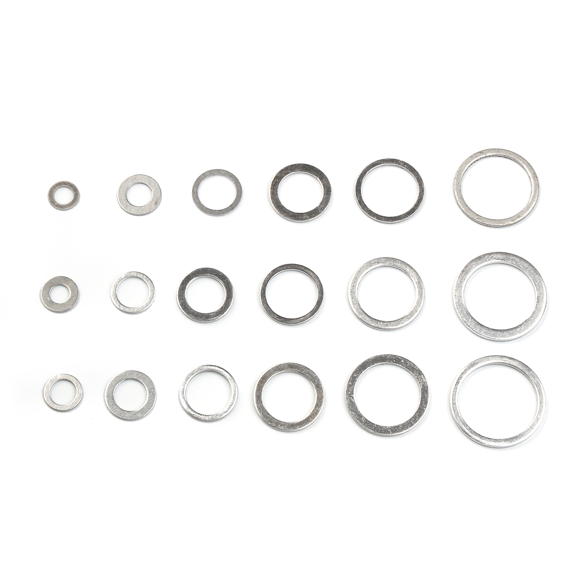 450/280 / Gaskets Laveuses Joint Aluminium Point de lave-glace plat Assorti des anneaux d'étanchéité en aluminium Aluminium avec boîte