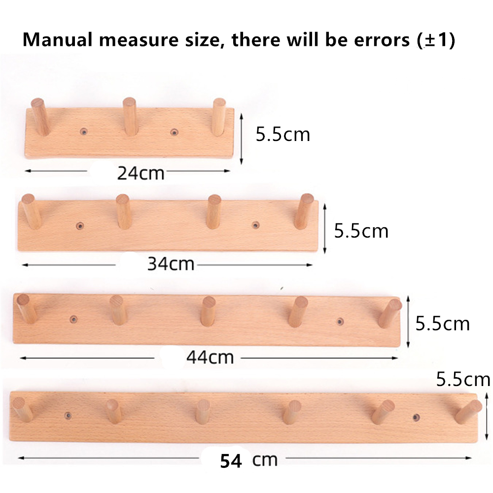 Gancho de madeira gancho de parede de casaco de parede ganchos de madeira maciça titular de chaves decorativas cabide de parede grátis plataforma de armazenamento de roupas de quarto grátis
