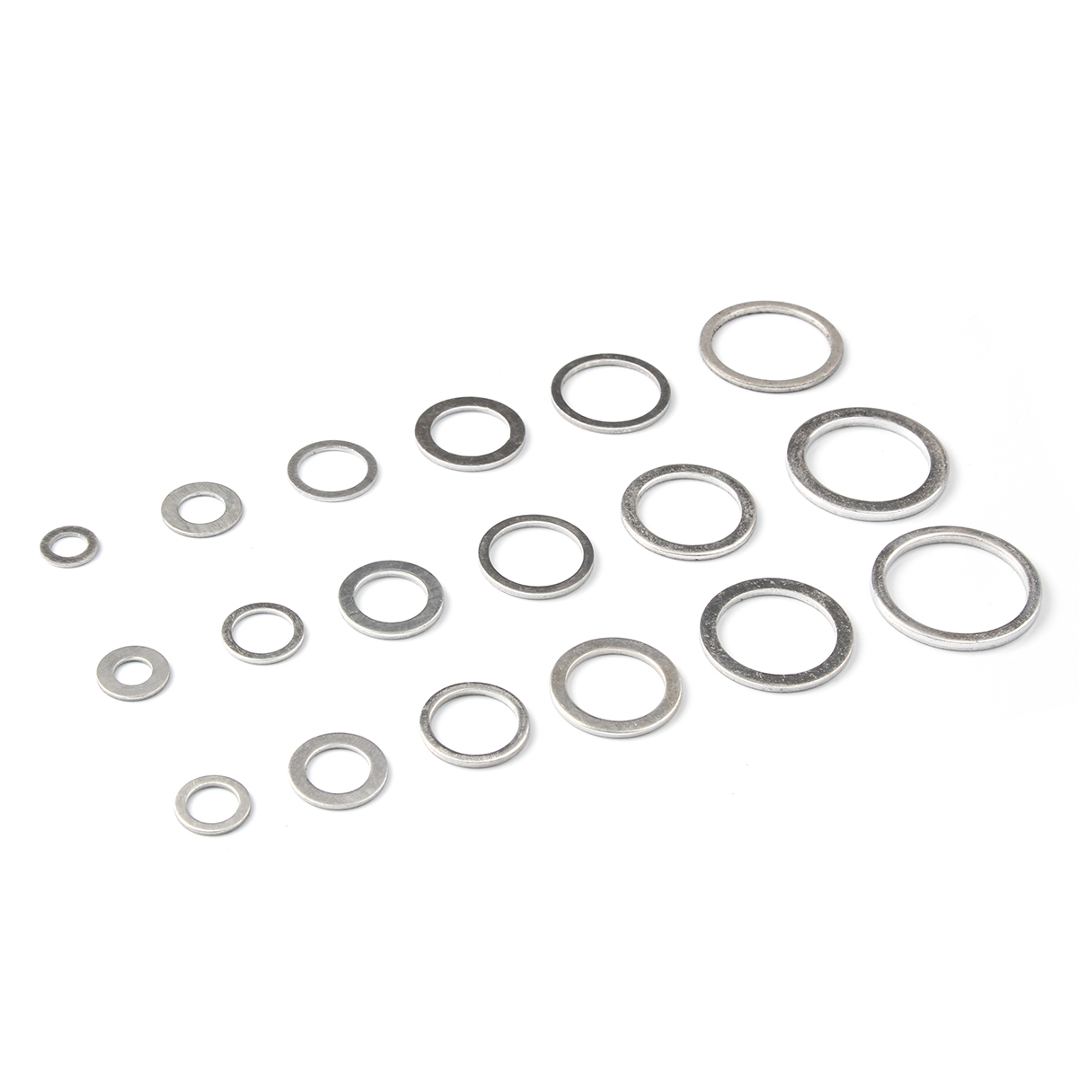 450/280 / Gaskets Laveuses Joint Aluminium Point de lave-glace plat Assorti des anneaux d'étanchéité en aluminium Aluminium avec boîte