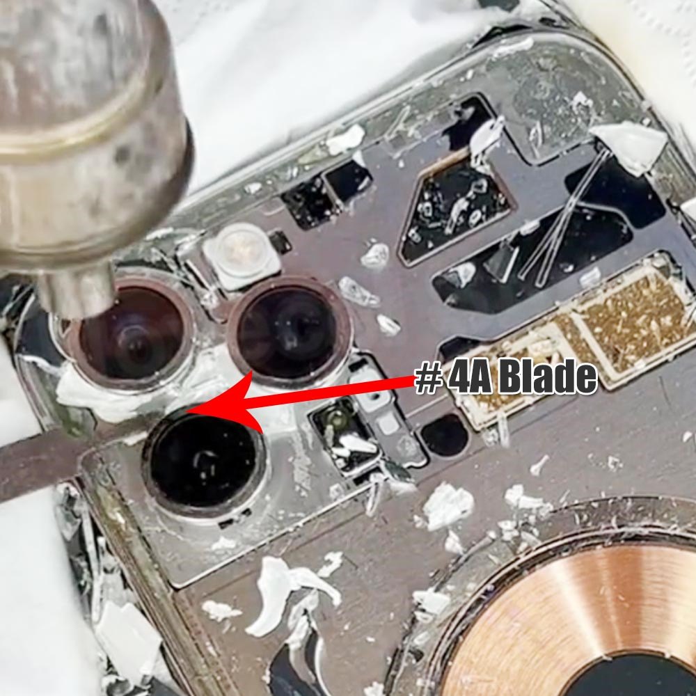 Rückdeckglas -Demontage für iPhone 11 12 13 Pro Max Mobile Reparatur Heckgehäuse Glass Entfernen Sie Öffnungswerkzeuge