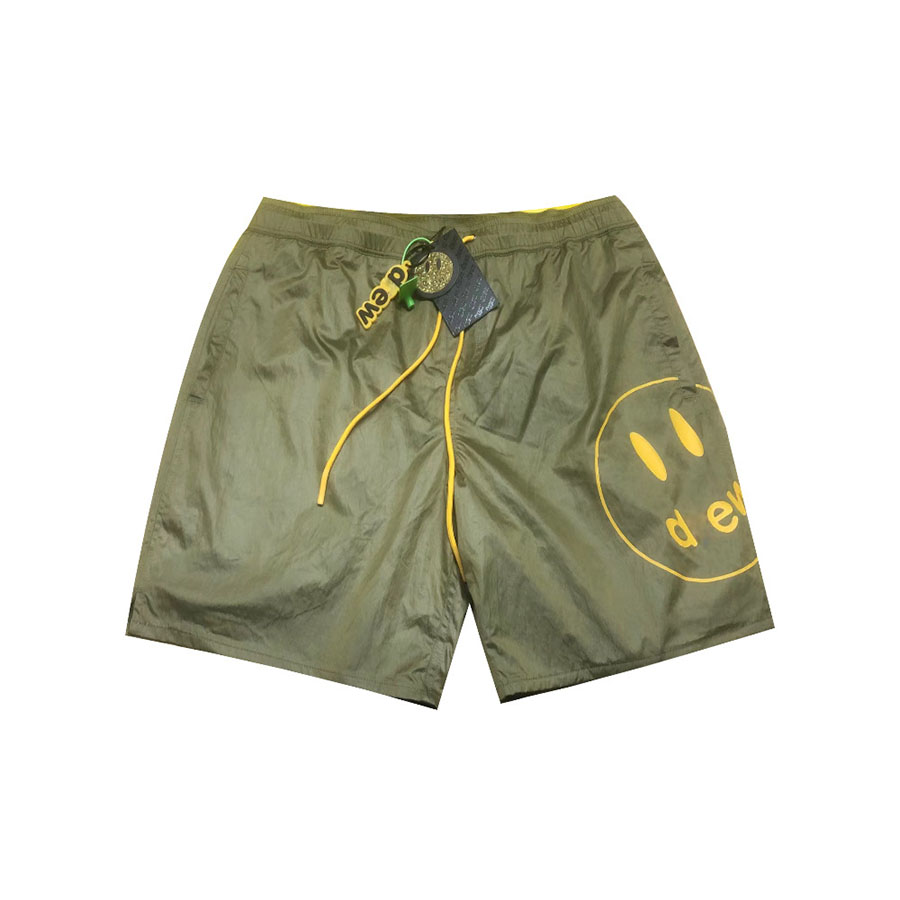 Herrdesigner shorts y2k lös och andas i sommarmännen simma shorts samma stil för par