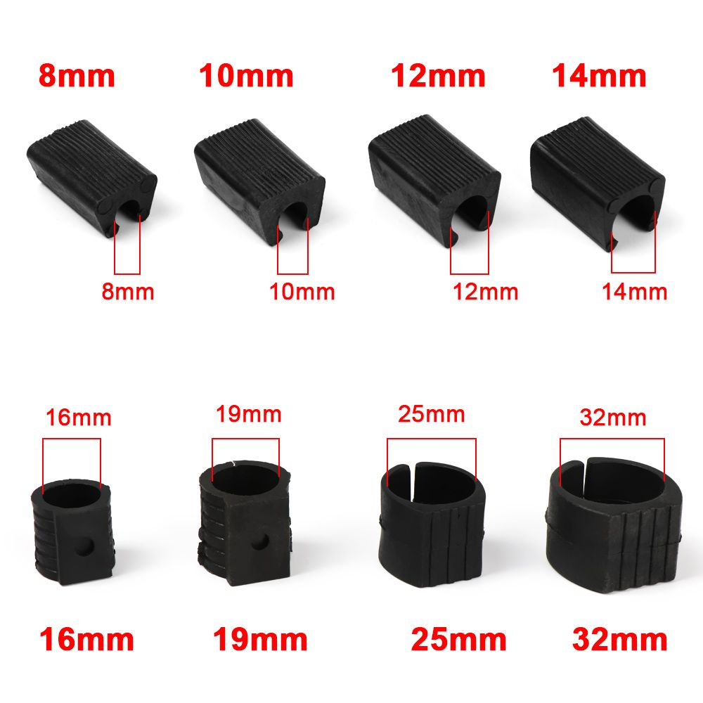 Durable U Shaped Chair Leg Pad Useful Non-slip Tube Caps Anti-front Tilt Damper Stool Pipe Clamp Glides Floor Protector