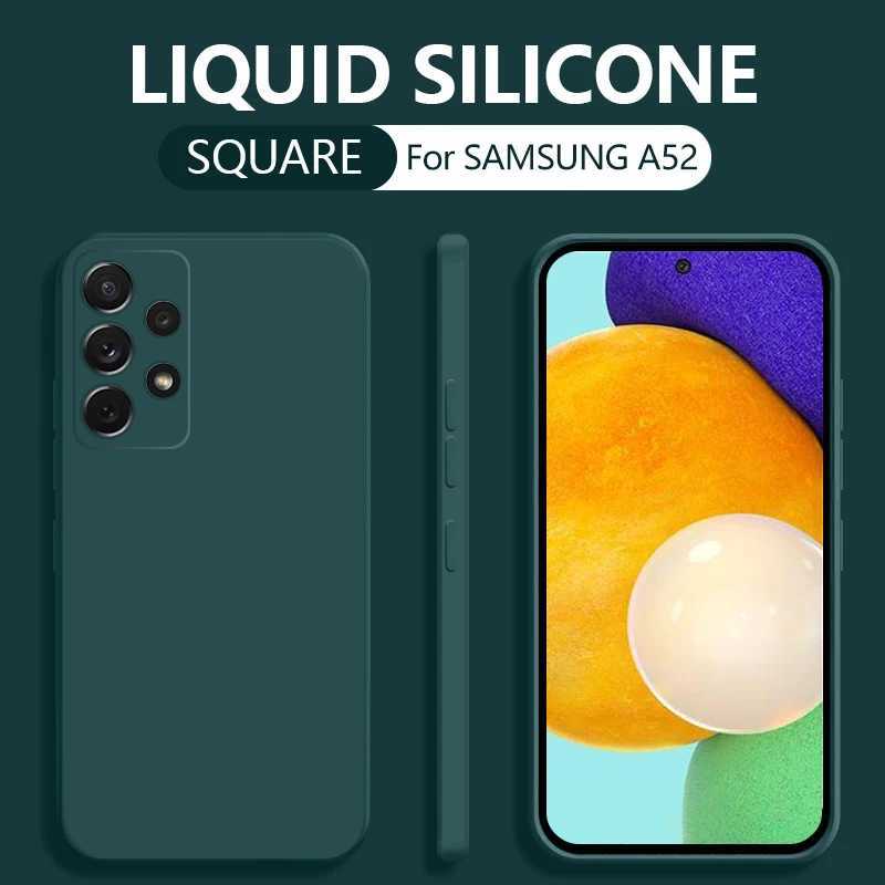 Mobiele Telefoon Gevallen Case Voor Samsung Galaxy S21 S20 FE S24 S22 S23 Ultra A52 A53 A54 5G Coque schokbestendig Zachte Vloeibare Siliconen Cover 2442