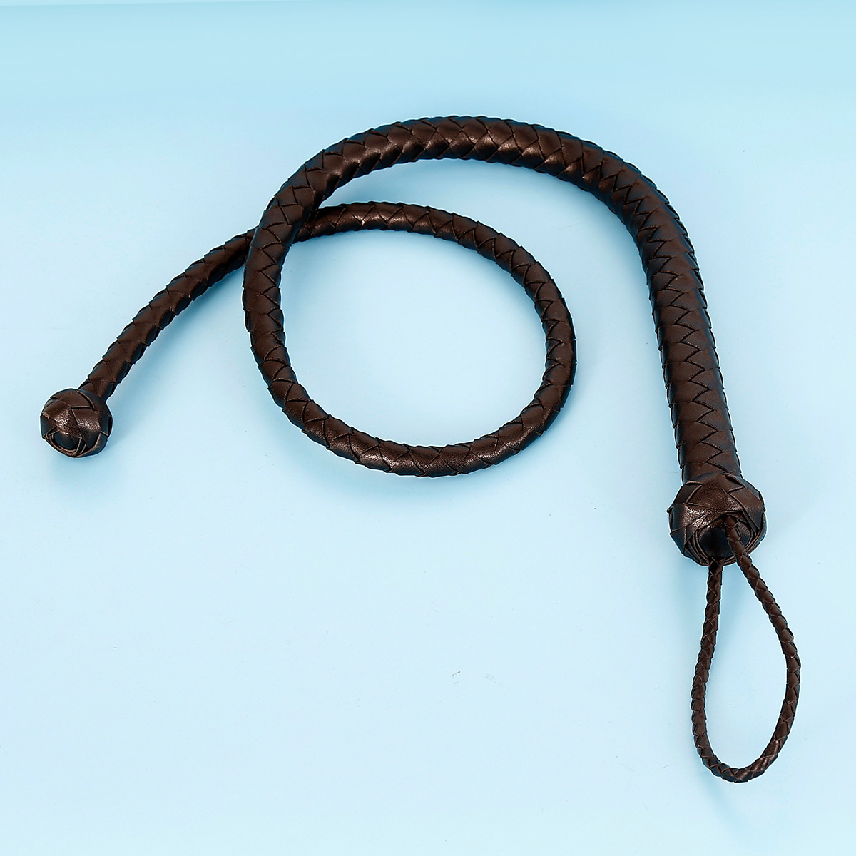 124 cm pu de cheval en cuir avec bracelet de poignet