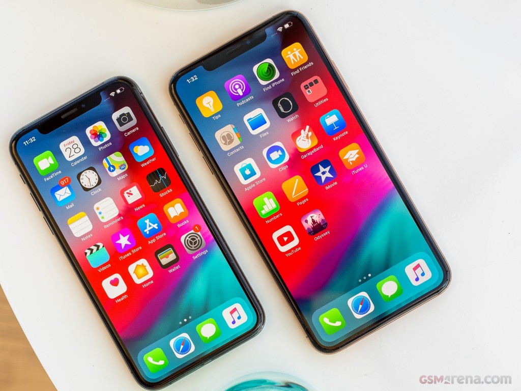 Orijinal kilitsiz iPhone Xs Max Cep Telefonu 4GB RAM 64GB 256GB ROM 6.5 inç Süper Retina OLED MobilePhone