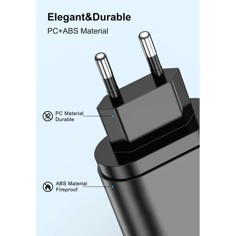 Neues mobiles PD12W-Ladegerät, 5 V, 2,4 A, Typ-C-PD-Ladekopf, britischer Standardadapter