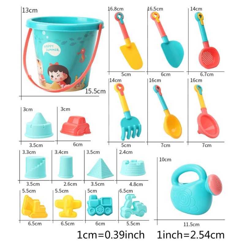 Sand Play Water Fun Baby Sand Toy Shovel Beach Kids Sand Games Tool Kids Summer Outing Supplies Kids Summer Dig in Sand Set Toy 240402