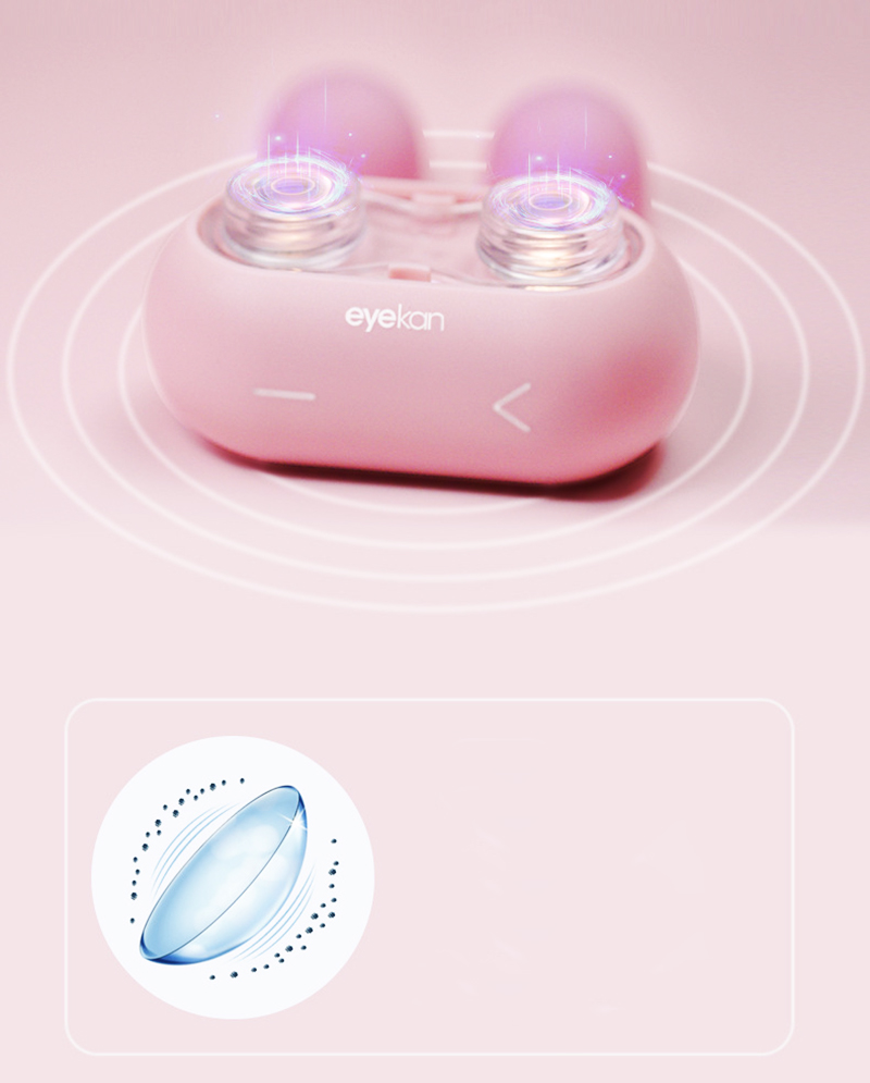 Contact Lens Ultrasonic Cleaning Machine Beauty Pupil Storage Cleaning Container Travel Portable Washer Contact Lens Cleaner