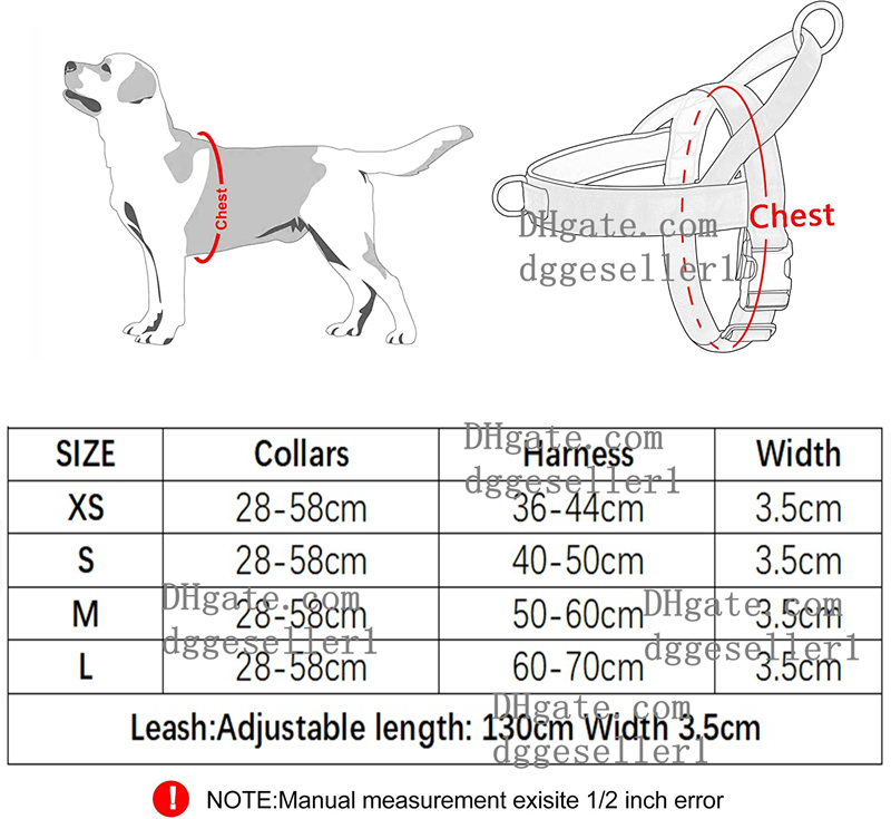 Designer Dog Harness Impostazione senza pulce cani imbracatura con lettere classiche motivi durevoli a doppio strato collare animali domestici in nylon cuciti l'allenamento di bulldog francese a piedi B230