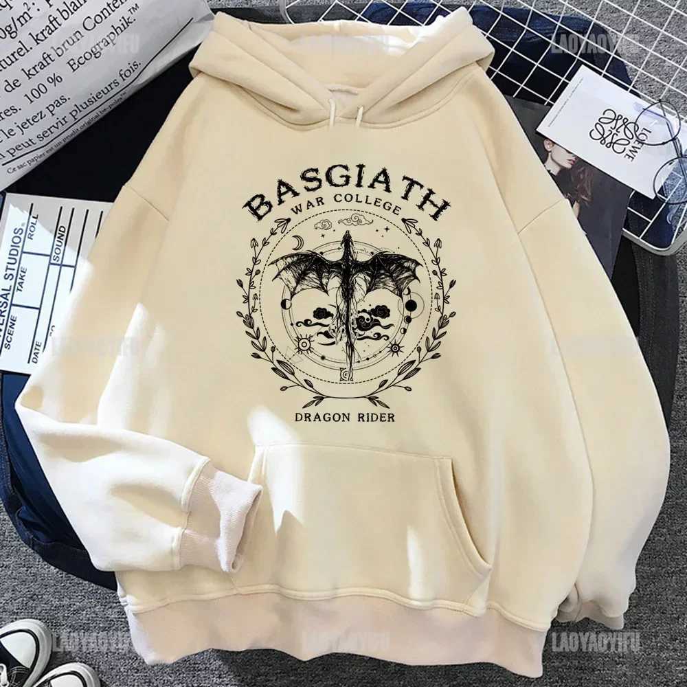 Sweats à capuche pour femmes Sweatshirts Quatrième Aile Dragon Sweat à capuche Maison HaviliardTrône de verre Acotar Sweats à capuche femmes hiver esthétique pull femmes Harajuku capuche 240401