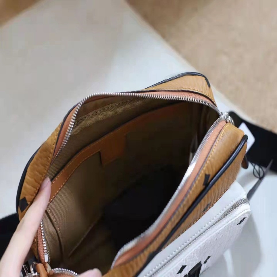 Top designer stitching camera bag multifunctional men's messenger bag large capacity women's sports outdoor bags301Z